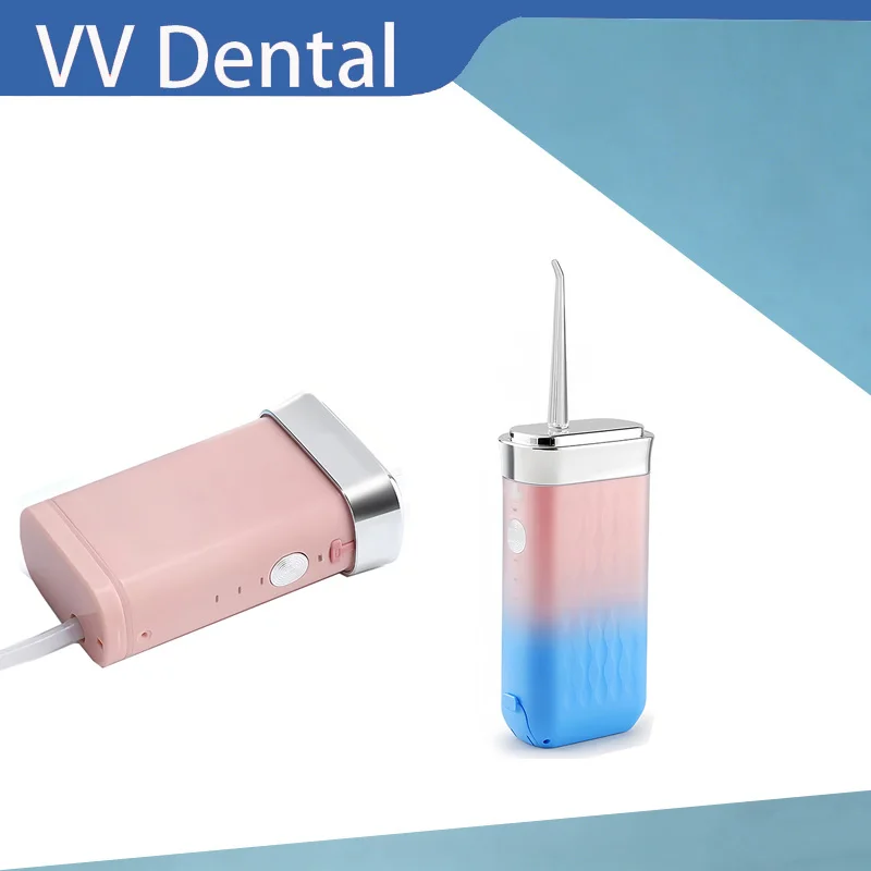 Portable S68 Foldable Oral Irrigator Gradient Water Flosser Telescopic Design USB‑Charged Pocket‑size Teeth Gum Cleaning