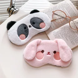 1pc Sleeping Mask Sleeping Blindfold Soft Plush Eye Masks Cute Cat Eye Cover Plush Mask Eyepatch Nap Health Eye Cover