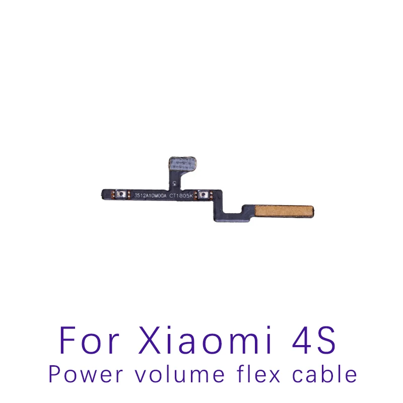 Power flex For XiaoMi 4SPower Switch On Off Key Volume Button Flex Cable