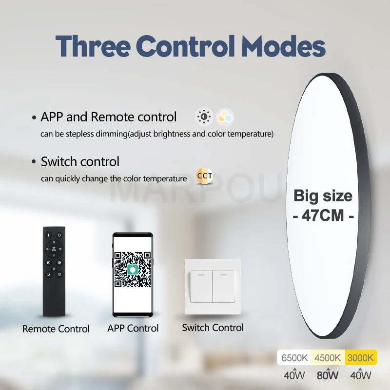 MARPOU Smart ceiling lamp remote control