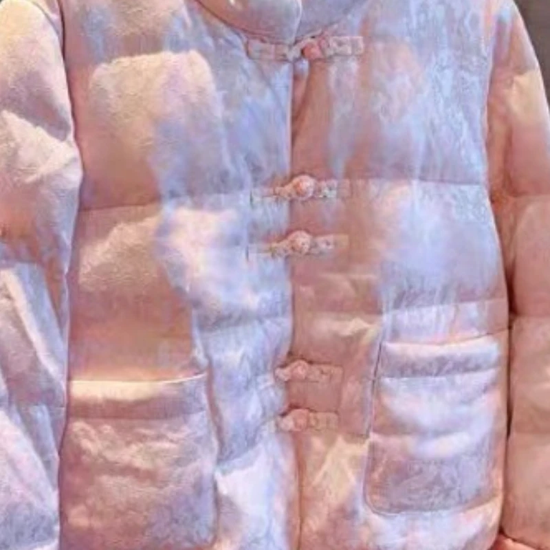 Women's Autumn Winter Tops Coat Tang Clothes Cotton Coat New Chinese Plate Personalized Slim Loose Leisure Fashion Soft Niche