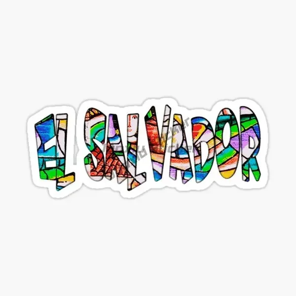 ES El Salvador Flag Map SURF Emblem Creative Sticker for Decorate Car Van Truck Bicycle Helmet Wall Fridge Decal Accessories