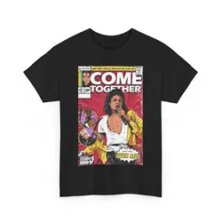 Michael Jackson Come Together Comic T Shirt Unisex Heavy Cotton Tee