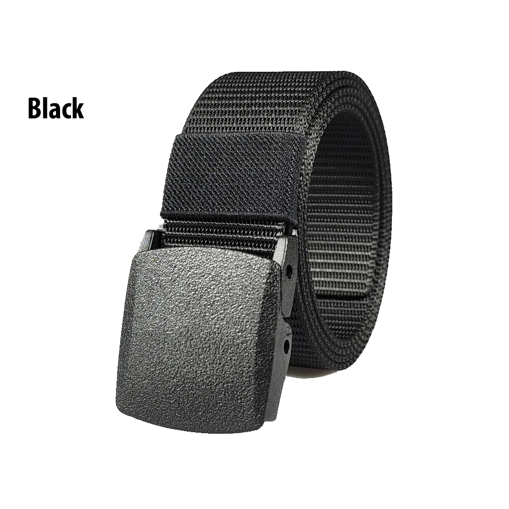 Tactical Belt Camouflage Pattern Non-Metallic Buckle Nylon Belt Men Outdoor Printed Trousers Belt Lightweight Daily Used Shorts