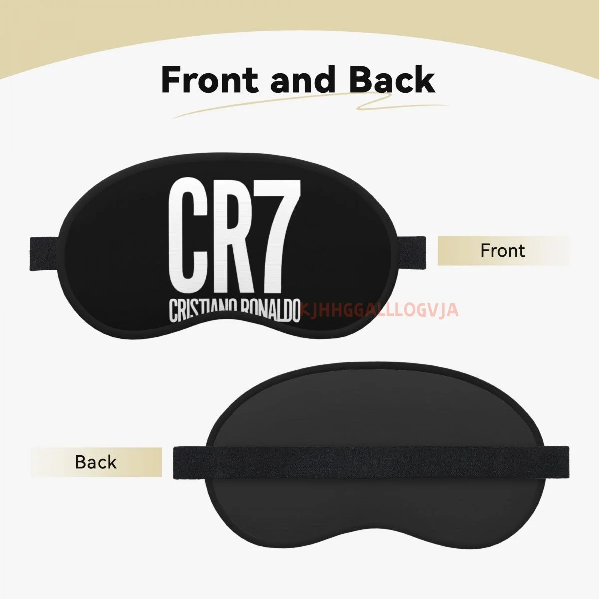 Cristiano Ronaldo CR7 1pc Sleeping Mask Eyepatch Eye Cover For Travel Relax Sleeping Aid Eye Patch Shading Eye Mask