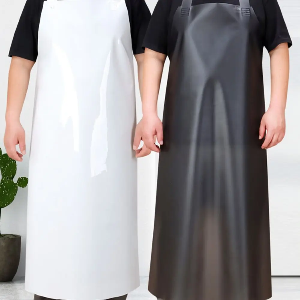 Heavy Duty Waterproof TPU Apron Oil Proof Anti Stain Kitchen Bib For Men Women Chef Dishwashing Painting Gardening Workshop Tool