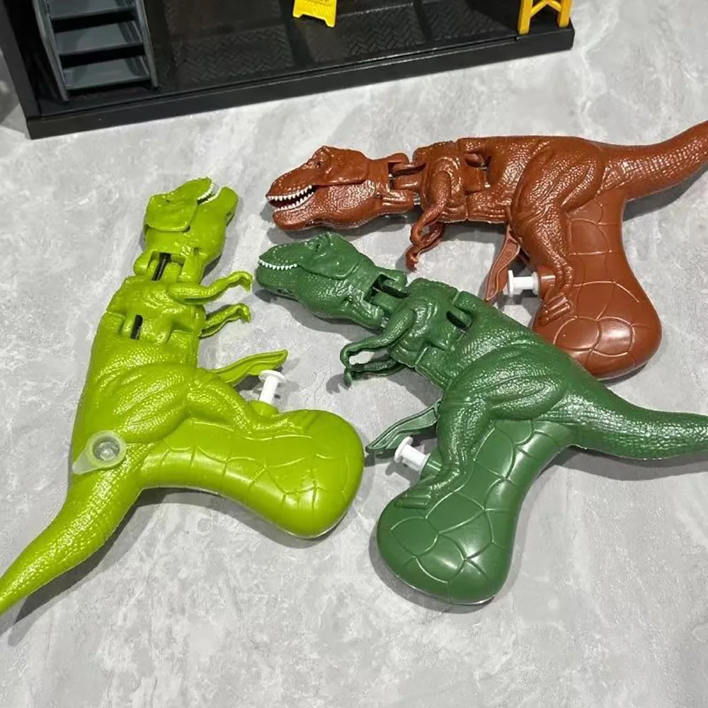 

Dinosaur Shake Head Water Gun Toy Dino Spray Shooting Pressing Grip Water Pistol Boys Beach Swimming Pool Toys For Kids Boy Gift