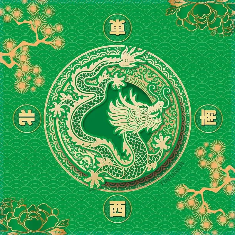 Square Chinese Mahjong Table Mat Mint Green Powder Dice Pattern Anti slip Noise Reduction Game Mat Portable Desktop Decoration