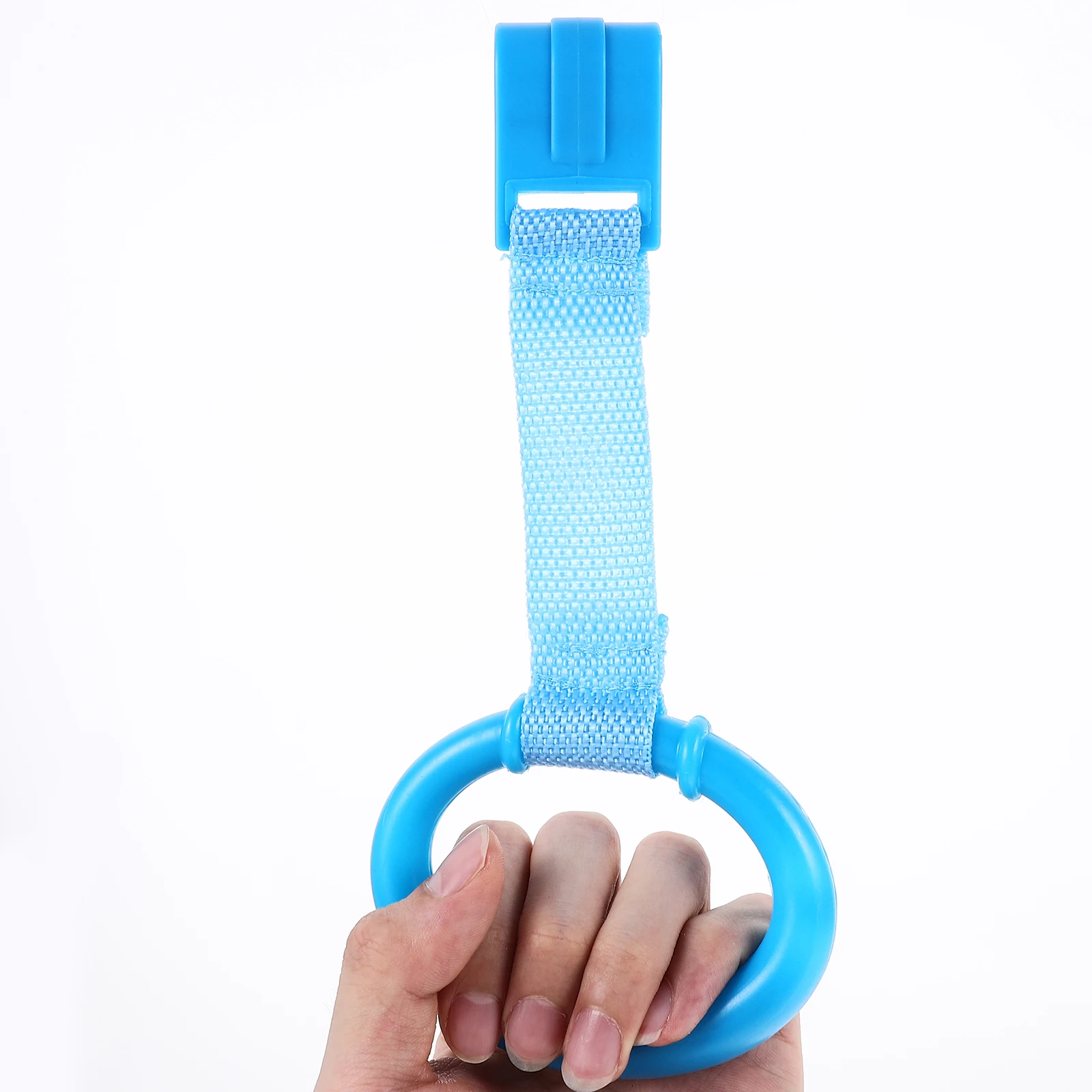

8pcs Baby Standing Pull Rings Crib Gymnastics Equipment Walking Exercises Assistant Nursery Bed Hand Rings Safe Material