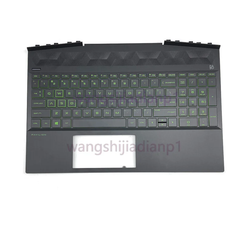 New Palmrest w/Backlit Keyboard Green L57593-001 For HP Pavilion 15-DK 15T-DK US