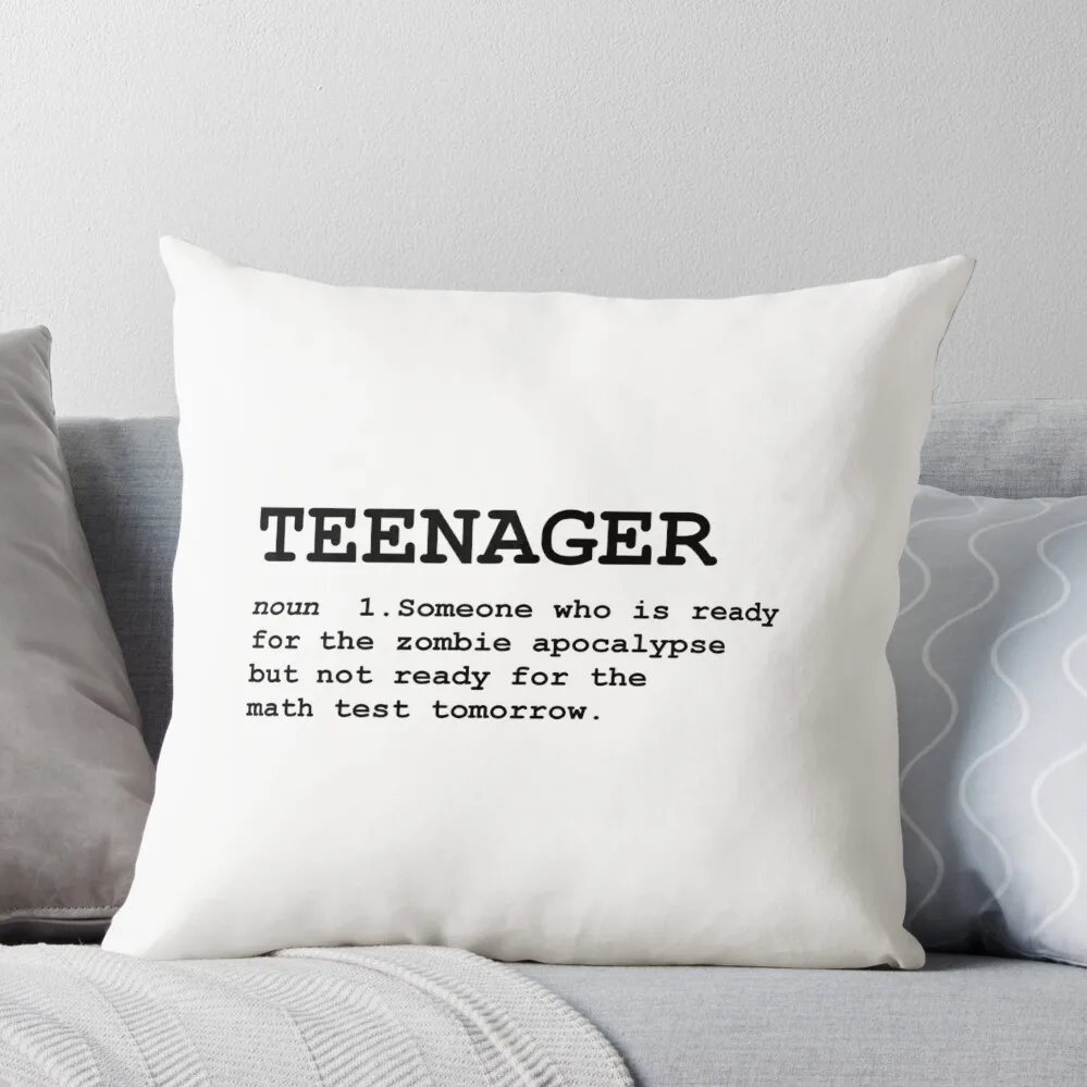 

Teenager Definition Throw Pillow Decorative Cushions For Living Room Couch Cushions Christmas Throw Pillows Covers