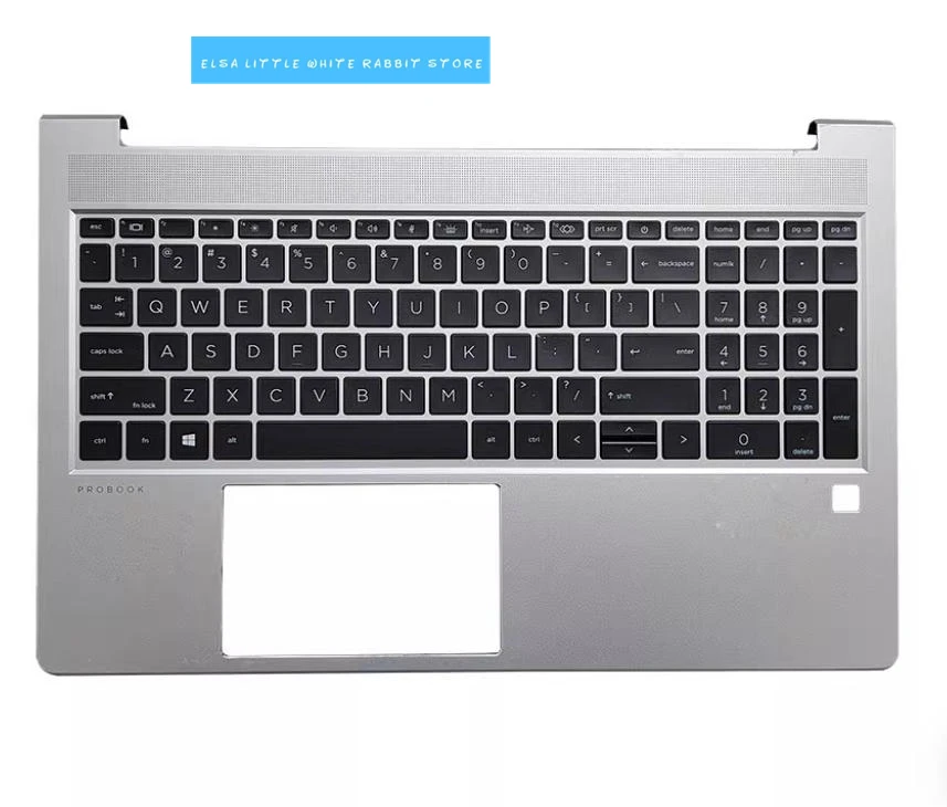 

Для HP ZHAN 66 PRO 15 G4 PROBOOK 450 455R G8 G9: верхняя часть корпуса (палмрест) с клавиатурой с подсветкой