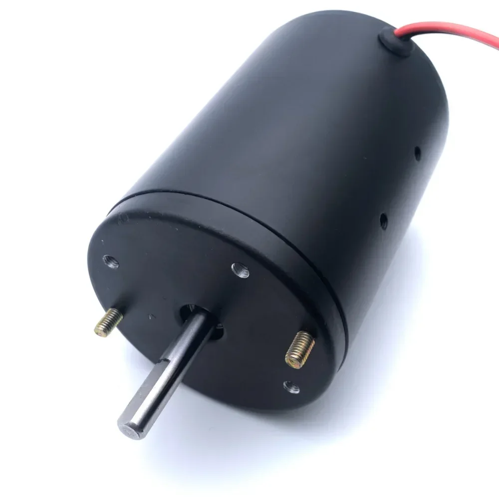 77MM DC Motor 12V 3300RPM 200W High Torque Low Noise 24V 7000RPM 360W Dual Ball Bearing Carbon Brush Motor view 4