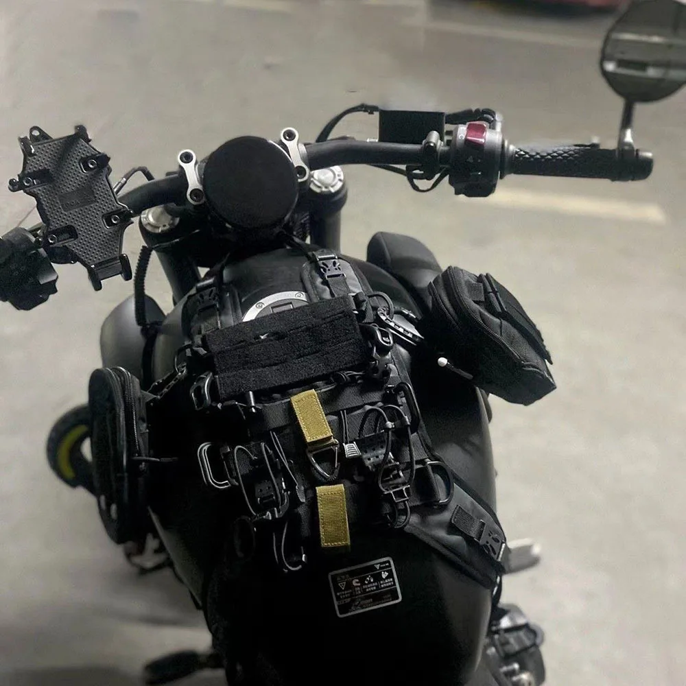 Universal Fuel Tank Vest Set Rider Motorcycle Travel Equipment Fuel Tank Bag Molle System Fuel Tank Anti-scratch Vest Set view 2