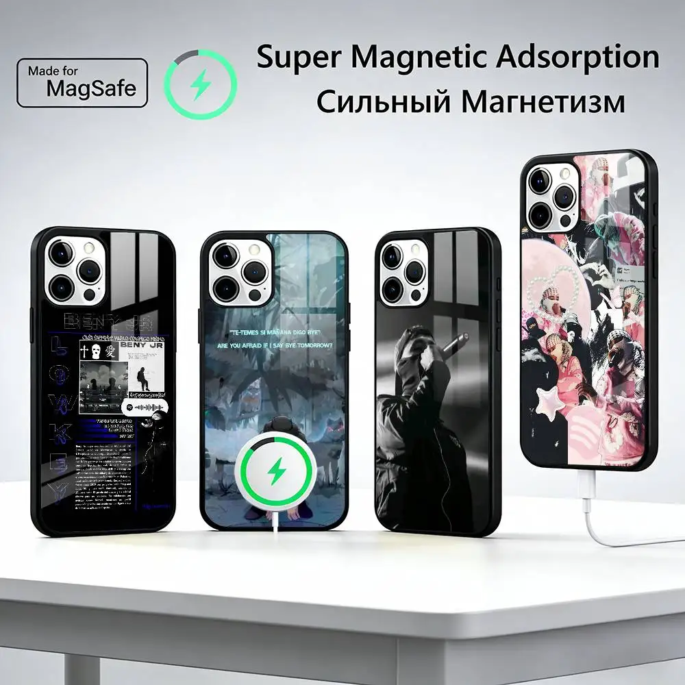 

Cool Rapper B-Beny JR Phone Case For iPhone17,16,15,14,13,12,11 Plus,Pro Magnetic For Magsafe Wireless Charging