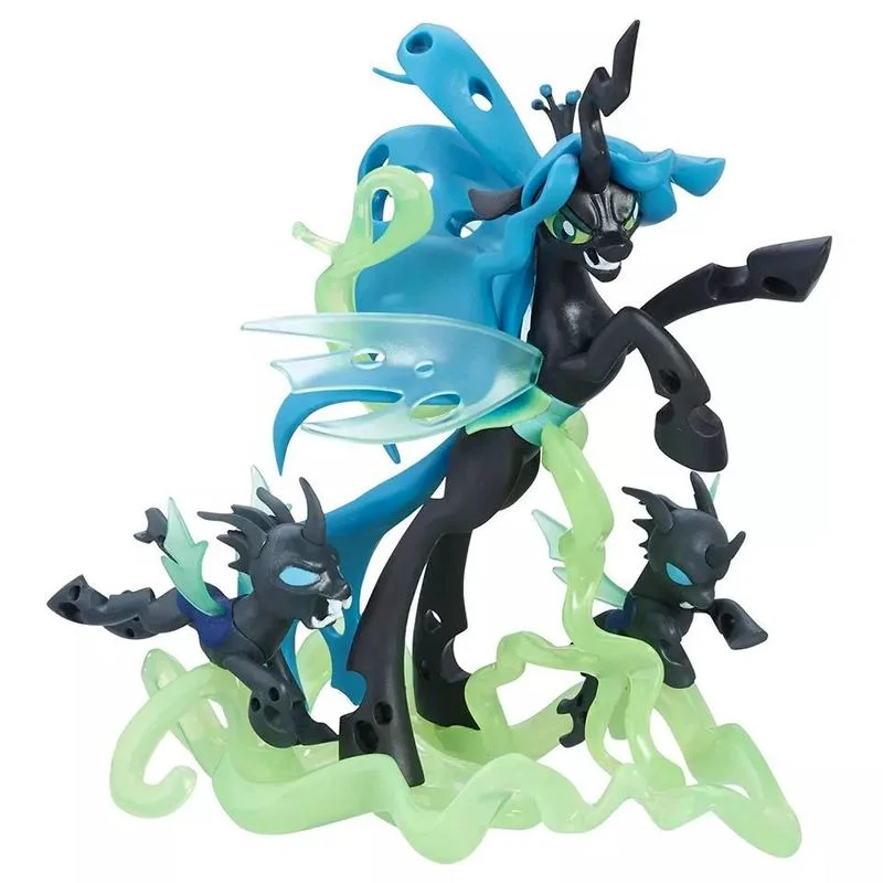 Hasbro My Little Pony Queen Chrysalis Anime Figure Kawaii Action Figures Harmony Keeper Models Toys Girls Kids Gift