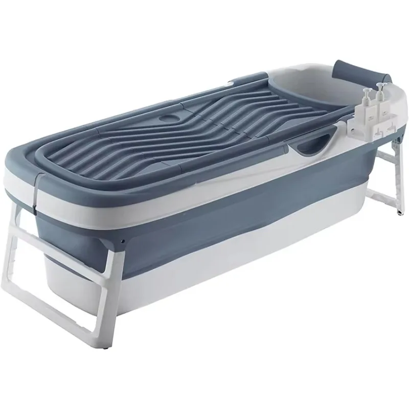 Portable Foldable Tub Home Free-standing Soaking Sweat Sauna with Plastic/Polypropylene Cover