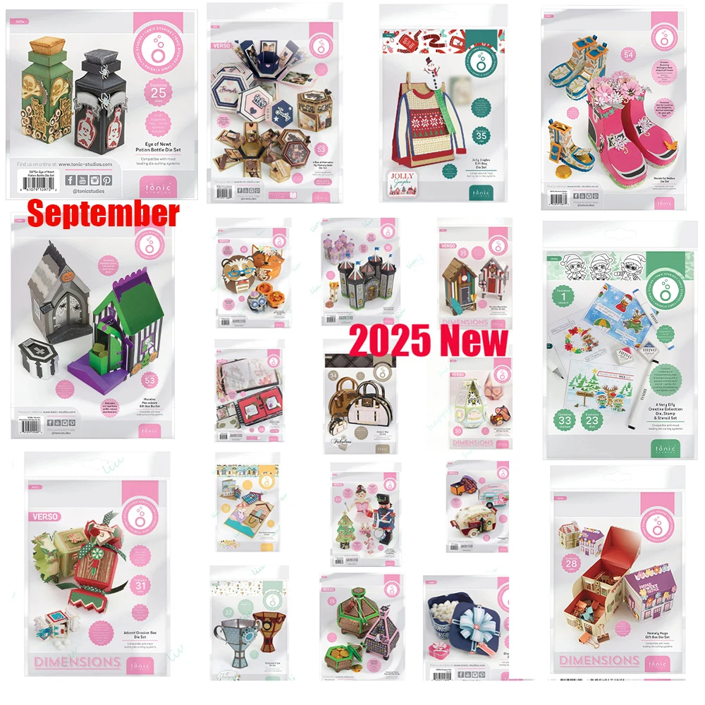 

Macabre Mausoleum Candy Box Metal Cutting Dies for DIY Scrapbook Crafts Handmade Photo Album Gift Box Series 2025 September New