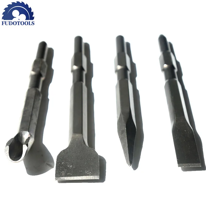Cost Sale of 4PCS/Set 17mm Hex Shank 17*280mm Electric Hammer Chisels For Concrete/Brick/Wall/Tile Slotting Drilling