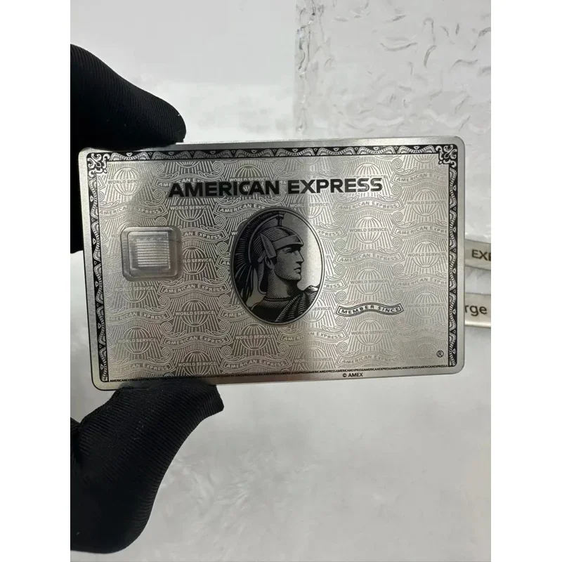 Tarjeta negra de Metal personalizada, accesorios de película, tarjeta americana, tarjeta de Metal, tarjeta de broma, tarjeta divertida, tarjeta antigua de Metal