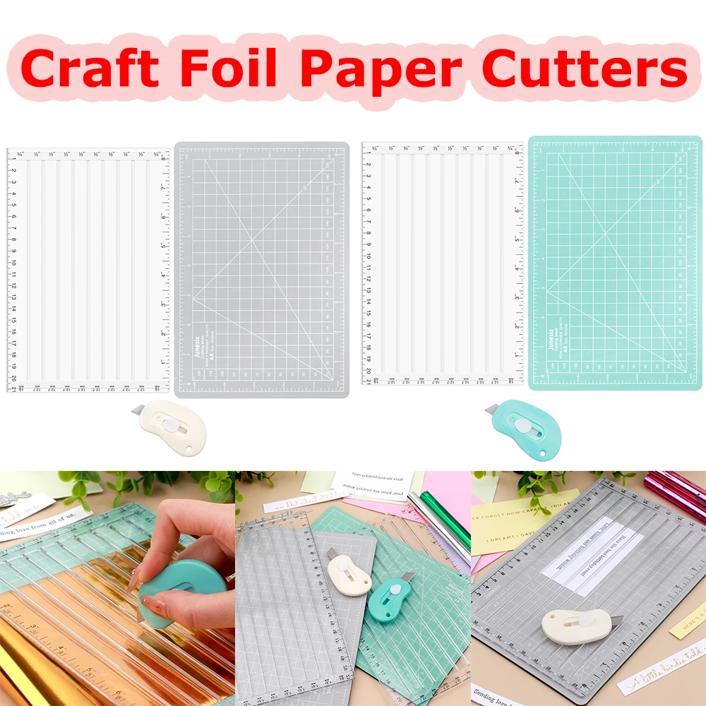 Useful Quick Trimmer for Foil and Paper with Blade for DIY Trimming Thin Paper Strips Easy Sentiment Strips Trimming Tools 2025