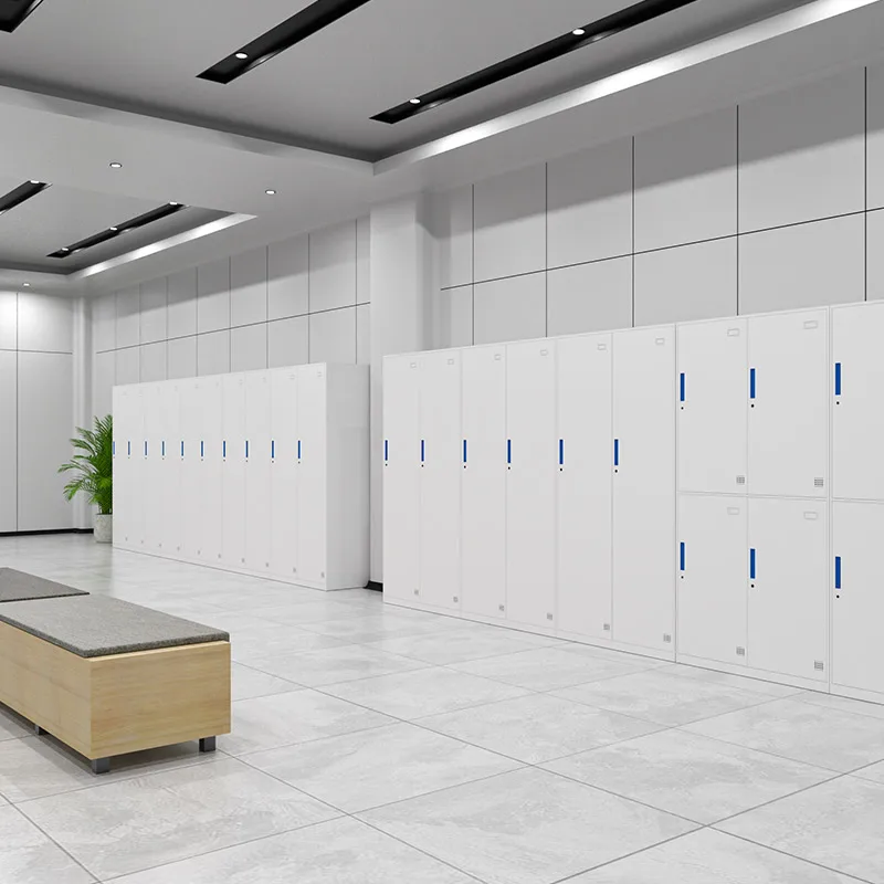 

Premium Steel Lockers Gym School Staff Clothing Multi-Door Wardrobe Work Luggage Phone Metal Lockers