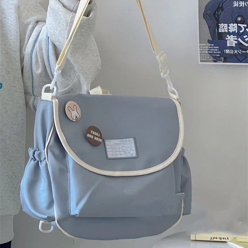 Zaino moda stile giapponese donna 2023 borse da scuola regalo per ragazza borse a tracolla in Nylon per donna borse a tracolla borsa a tracolla Bolso