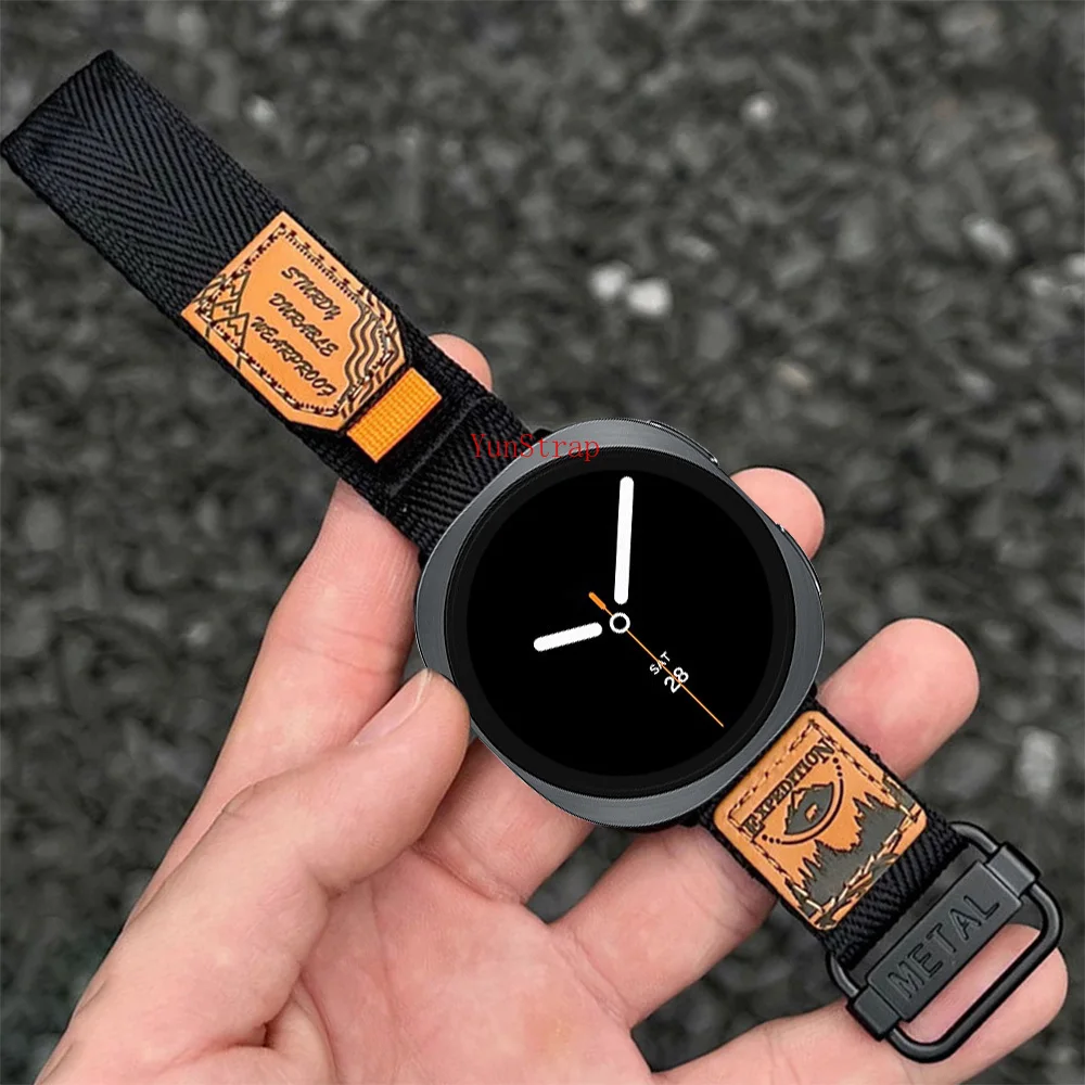 For Samsung Galaxy Watch 8 8Classic Ultra Strap Nylon Loop Sports Bracelet Galaxy 8 40mm 8Classic 44mm 46mm 47MM Band