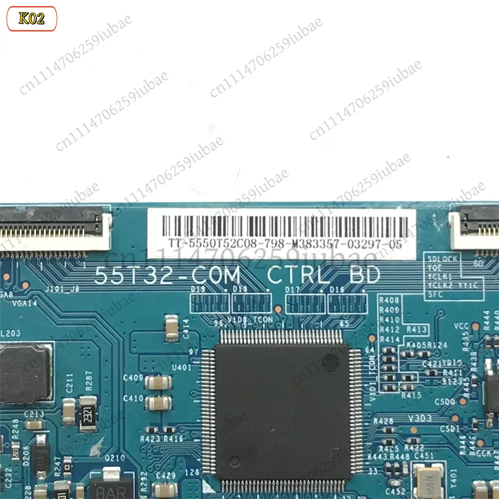 LJ_New Logic Board 55T32-C0M 55T32-COM CTRL BD T-COM for 43 50 55 inch TV Replacement Mainboard