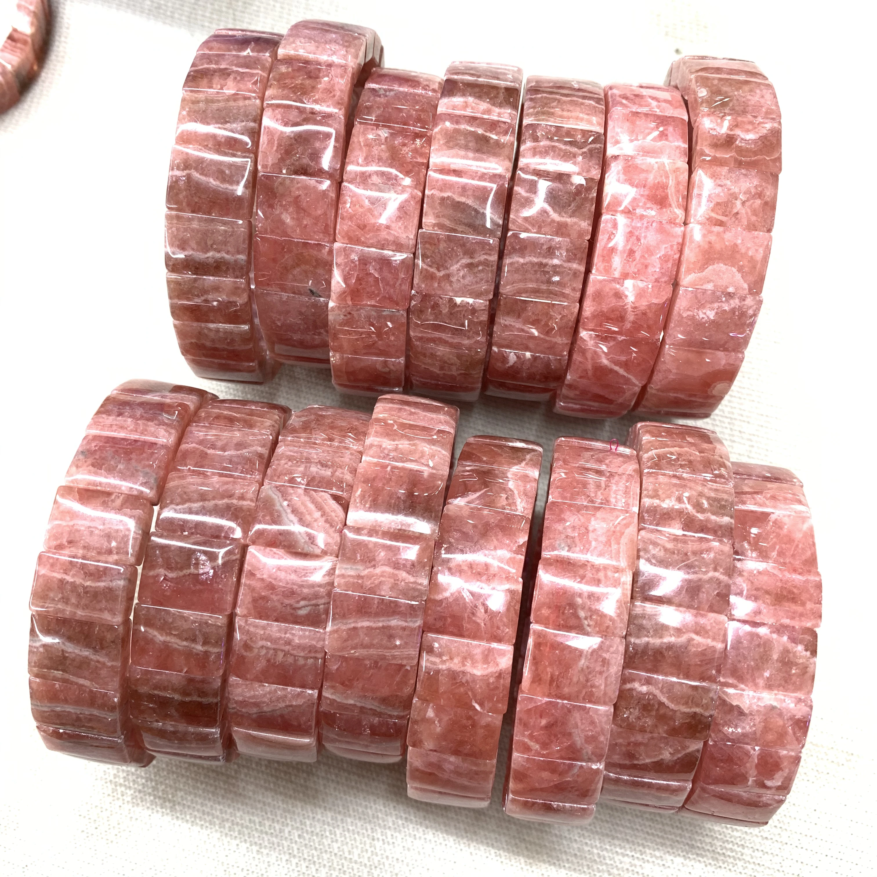 2023 Rhodochrosite Bead Bracelet Gemstone 9*14mm Jewelry Bracelet for Women's Gift Wholesale!