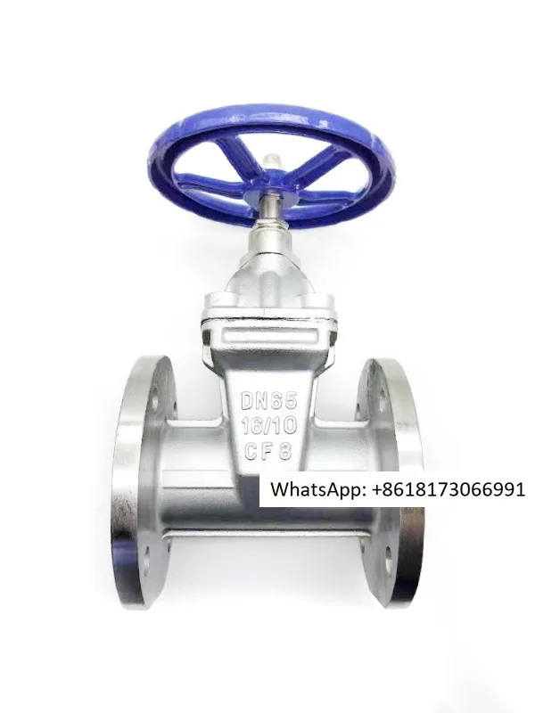 Stainless steel soft seal gate valve ZX41-16 rising stem 304 water valve switch ZX45-16P rising stem flange gate valve