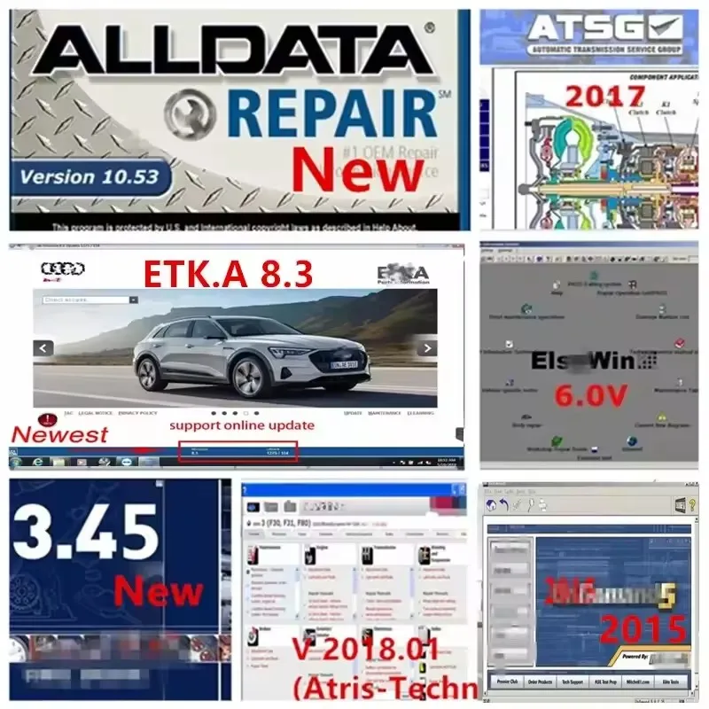 

2025 NEW Haynes PRO 2015 Autodata 3.45 Alldata 10.53 mit chell 2015 elsawin 6.0 etka 8.3 Stakis vivid 2018 Atsg 2017 software