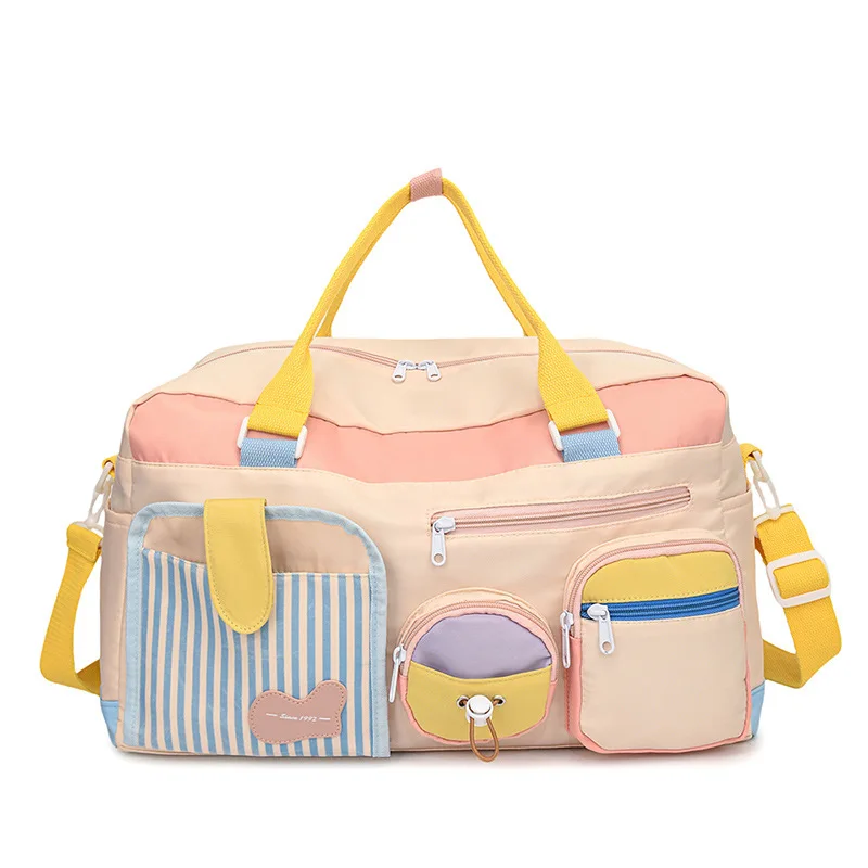 Lightweight Luggage Bag Large Capacity Travel Duffle Bag Gym Tote Bags Yoga Fitness Handbag Shoulder Weekender Overnight Bag