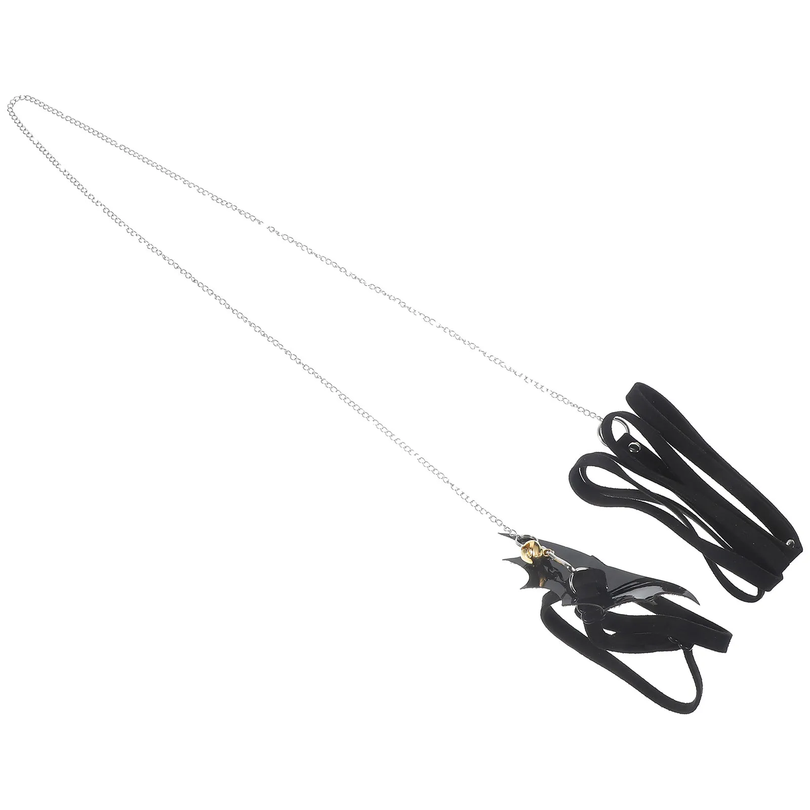 

Adjustable Turtle Rope With Wing Anti-Bite Chain Durable Lightweight Reptile For Tortoise Pet Outdoor Walking Collar Black