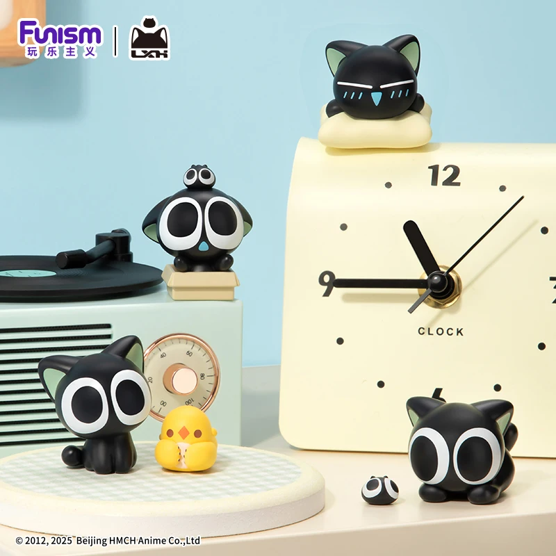 LUO XiaoHei سلسلة يومية صغيرة الجسيمات صندوق أعمى أنيمي شخصيات صغيرة دمى سطح المكتب جمع نموذج حلية اللعب هدية #4