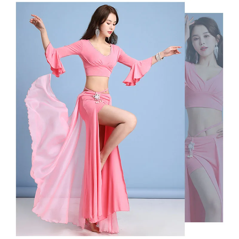 Belly Dance Costume Summer Women\'s New Training Suit Xiansha Oriental Dance Competition Costume Beginner\'s Performance Costume