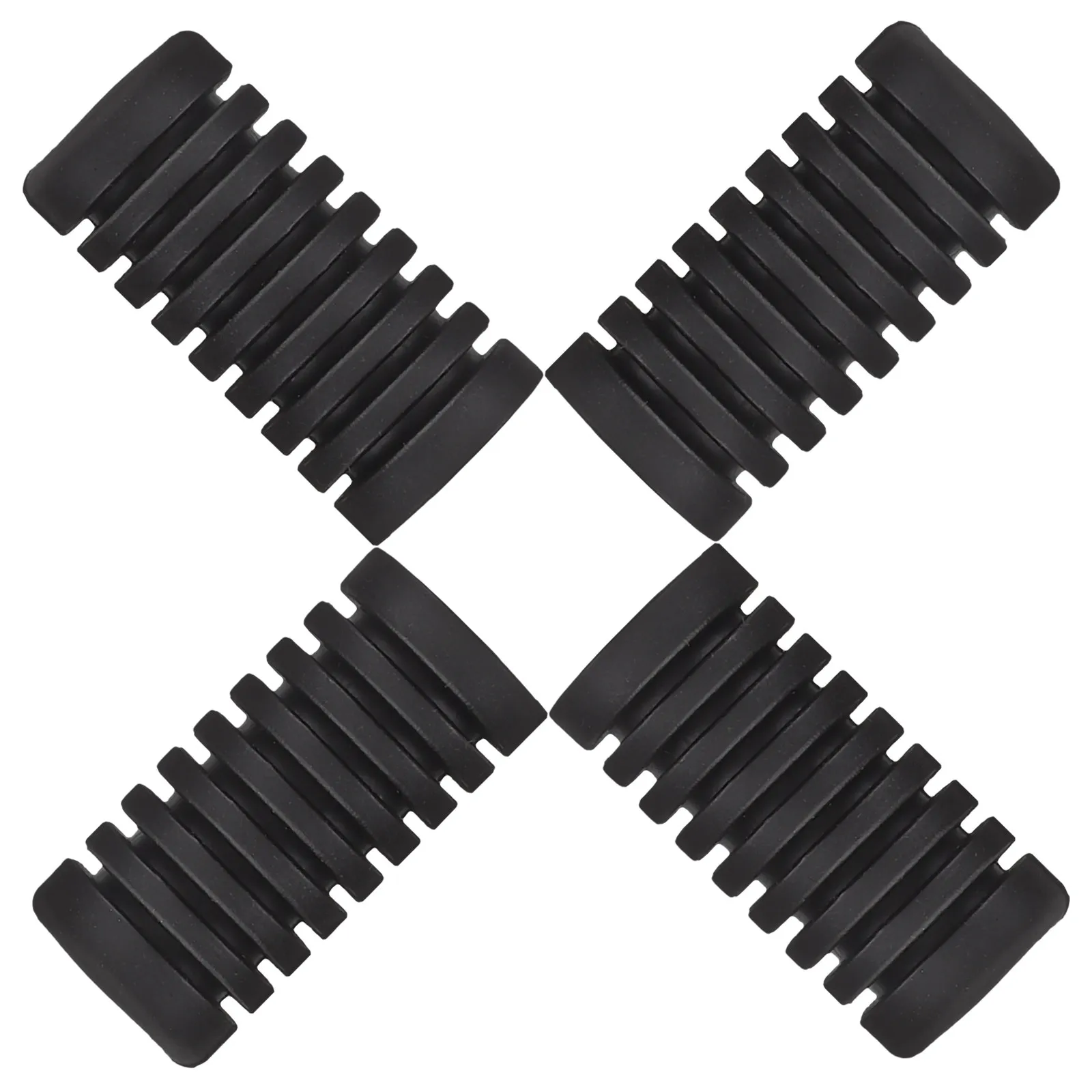 4 pièces, coussinet de protection pour levier de vitesses de moto, revêtement souple et flexible en caoutchouc, protège-levier de vitesses pour conduite tout-terrain et usage occasionnel.