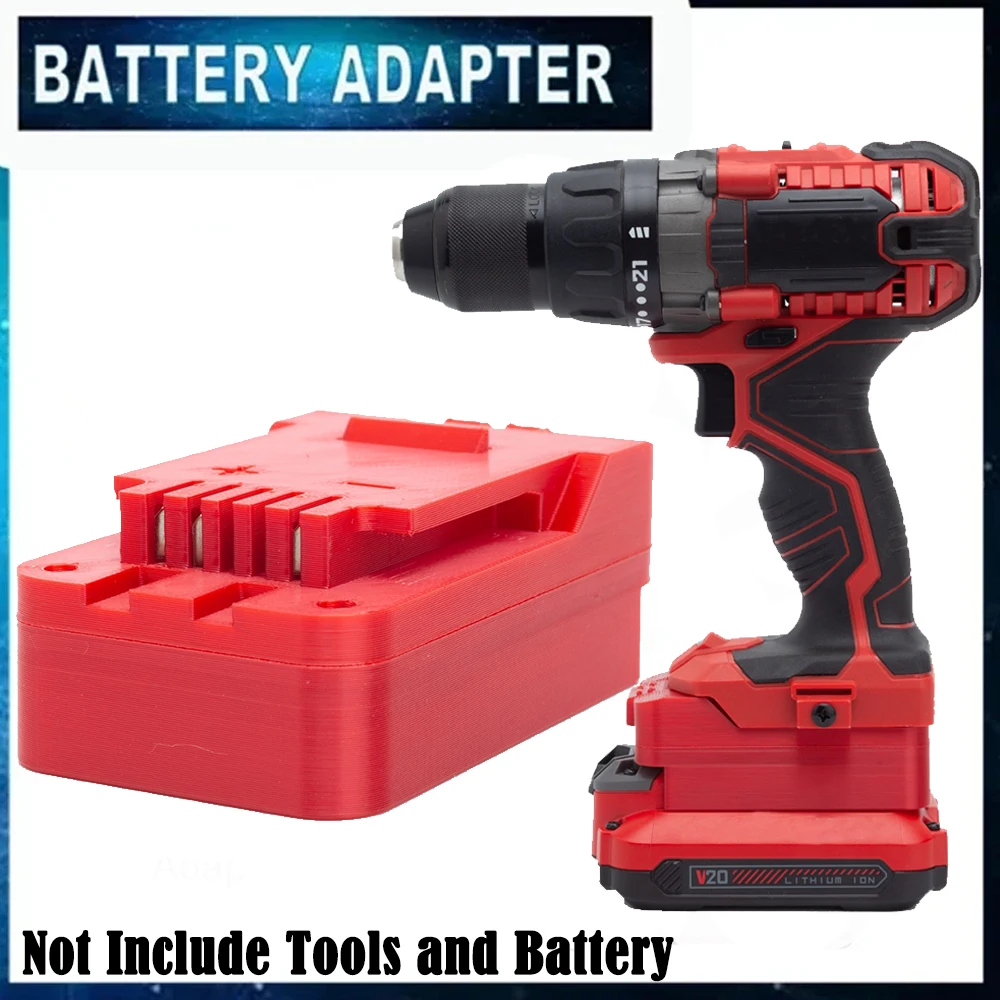 

Battery Convert Adapter For Craftsman V20 Lithium Battery To for Bauer 20V Electric Drill Cordless Tools Connector(NO Battery )