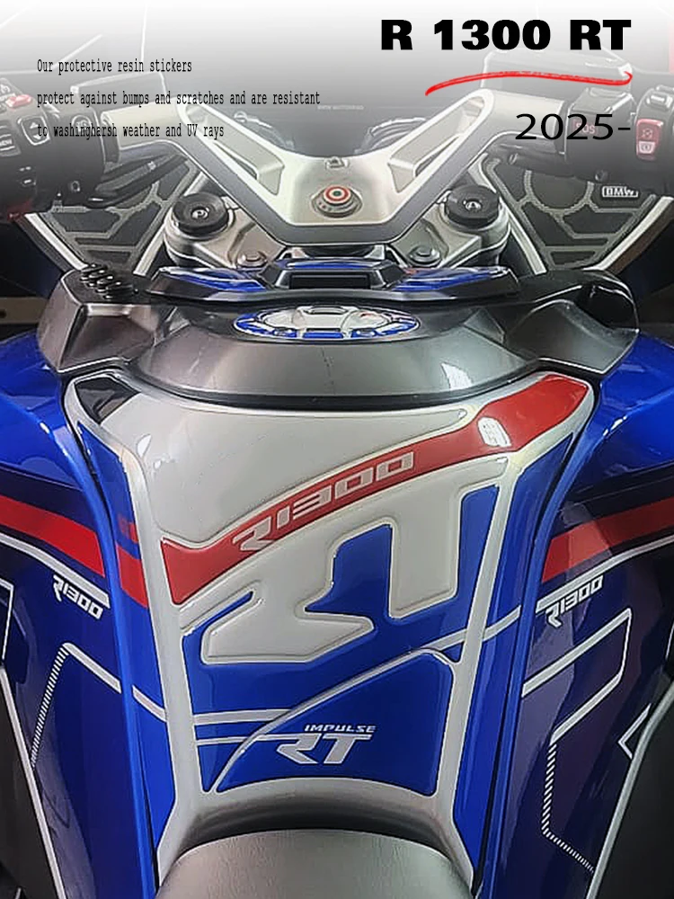 Zestaw naklejek na schowek na rękawiczki do R 1300 RT R1300RT Tank Pad Zestaw ochronny naklejek z żywicy 3D — 2