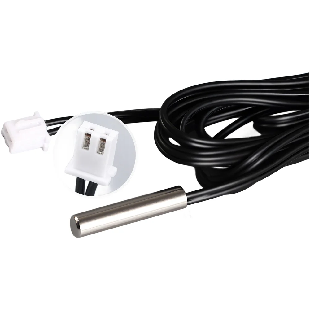 10K B3950 Thermistor Temperature Sensor Probe 304 Stainless Steel Waterproof Magnetic For Water Vat Air Greenhouse Aquarium Boil