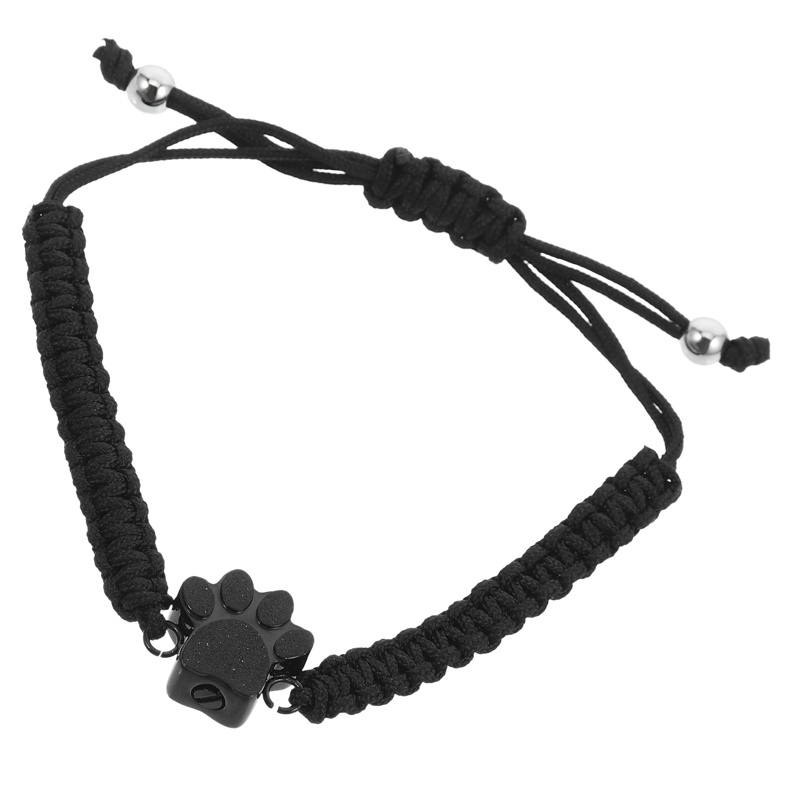 

Pet Cremation Bracelet Stainless Steel Adjustable Size Dog Paw Design Ashes Keepsake Memorial Urn Jewelry for Pets Cat urns