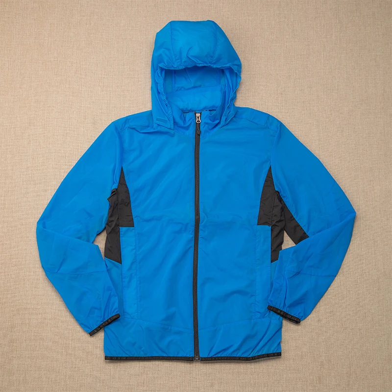 

Men's Lightweight Hooded Jacket UV Protection Clothing Multiple Pockets Fashionable Urban Style Polyester Fabric Spring Summe...