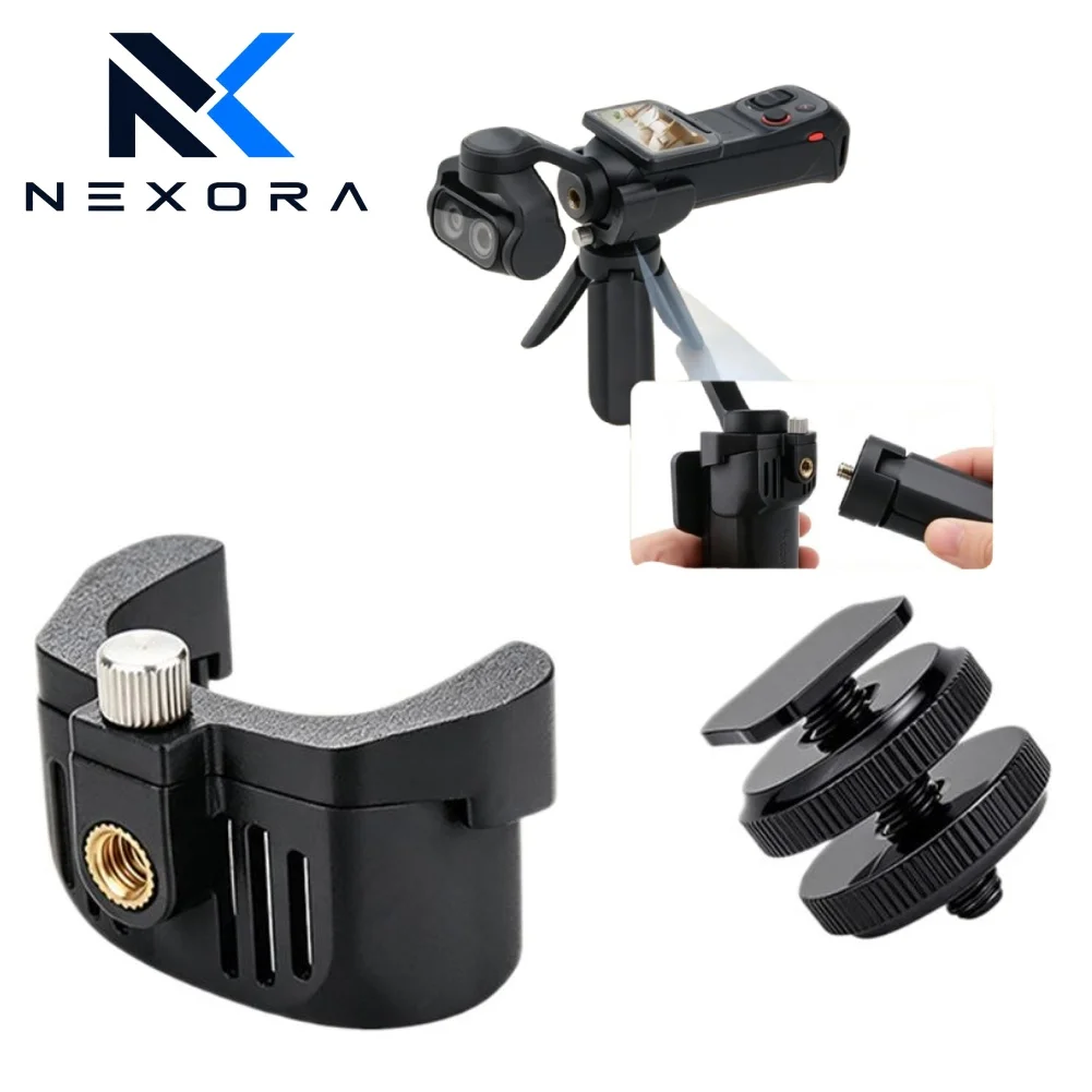 Camera Cold Shoe Mount Bracket For Insta360 Luna Ultra Vlog Photography 1/4