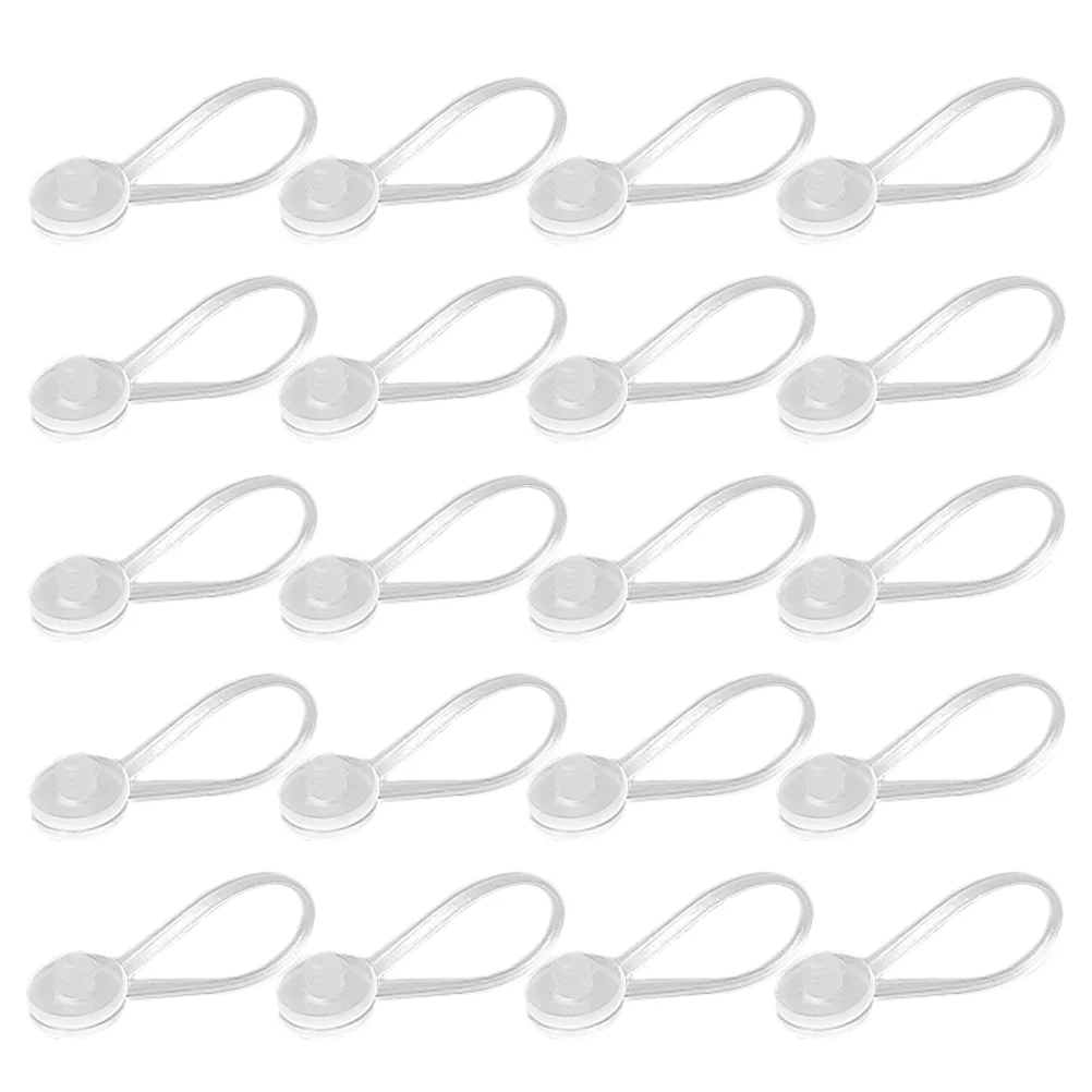 150 Pcs Tag Buckle Clear Hanging Holder Retail Store Supplies Clothes Tags Fastener