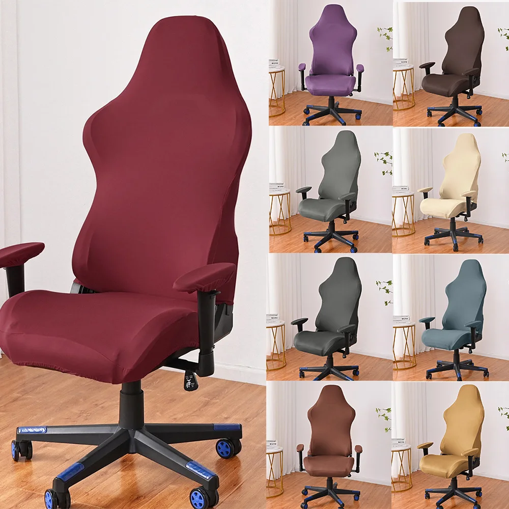 

4pcs/set Gaming Chair Covers Stretch Office Chair Cover for Computer Chair Covers Customize for Armchair Seat Cover