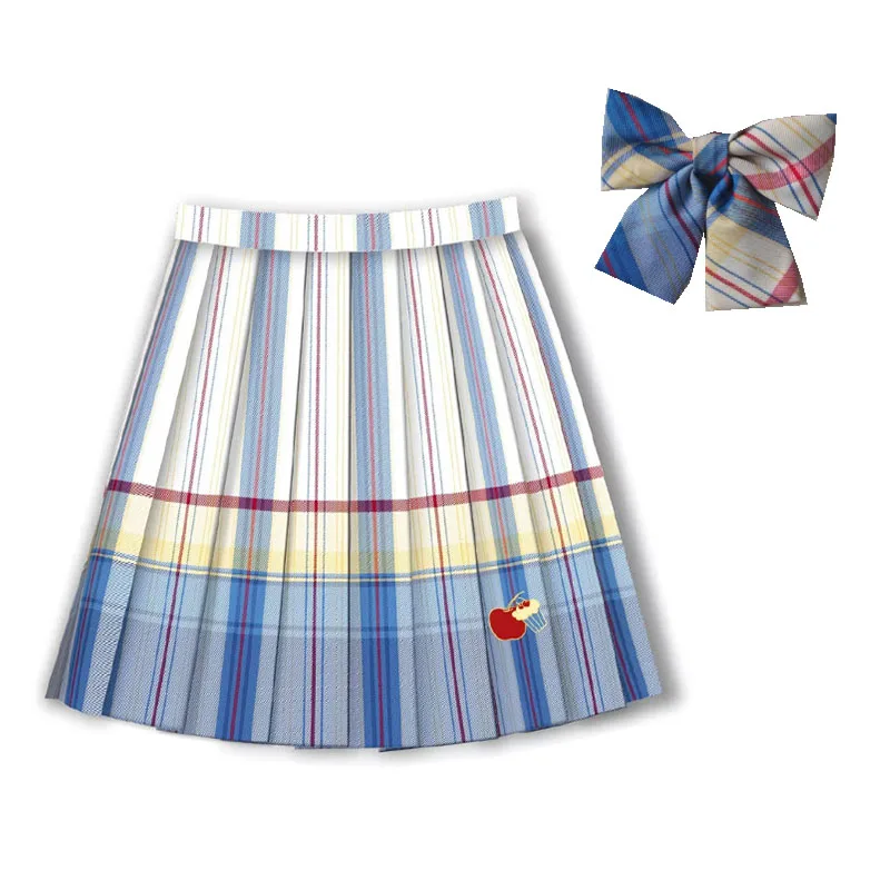 Plaid Mini Skirts Women Summer Japanese School Pleated Skirt High Waist Kawaii Cute Plaid Skirt Uniform Harajukur
