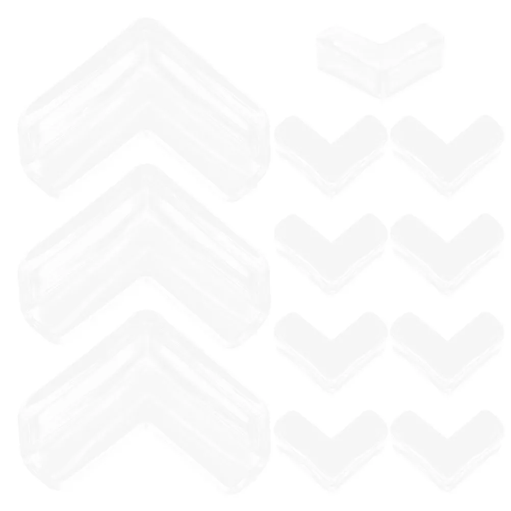 

12 шт. Прозрачные защитные уголки для мебели из ПВХ, бамперы для защиты детей