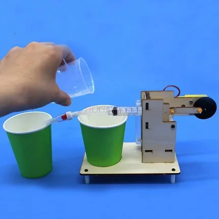 physical experiment equipment Pump model maker education kit primary school students technology handmade small diy materials