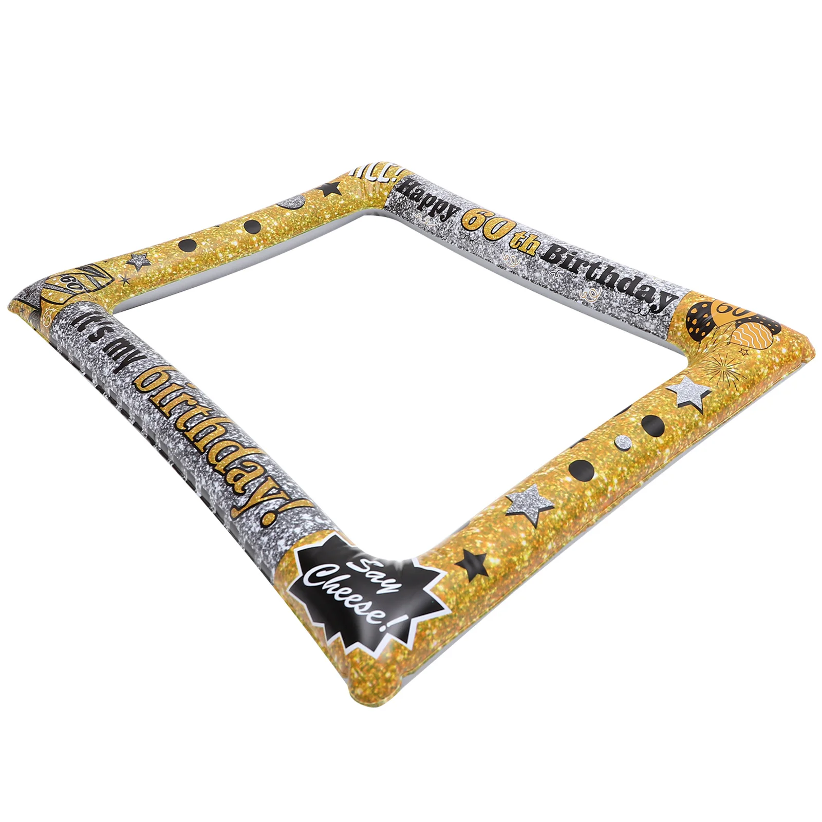 PVC Inflatable Photo Frame Creative Balloon Pattern Birthday Party Selfie Frame Photo Prop Party Decor Supplies