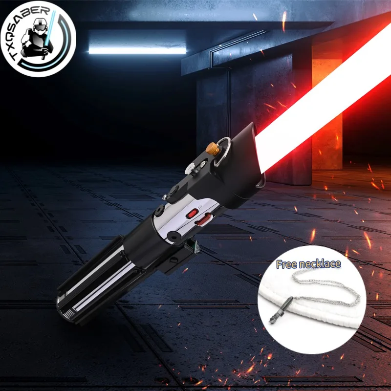 TXQSABER Darth Vader ROTJ Neo Pixel Lightsabers Removable Chassis  Bluetooth Control Proffie 2.2 Core Gesture Jedi Sword